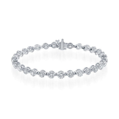 White Gold and Diamond Bracelet