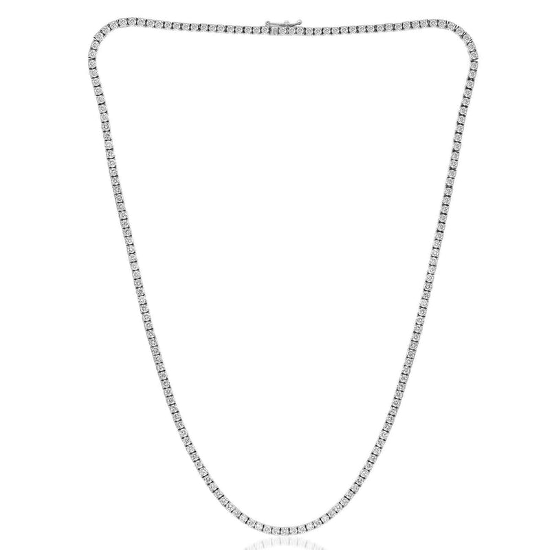 Manfredi Jewels Jewelry - White Gold and Diamond Necklace