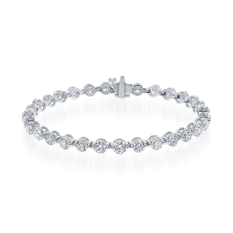 Manfredi Jewels Jewelry - White Gold Diamond Bracelet | Manfredi Jewels