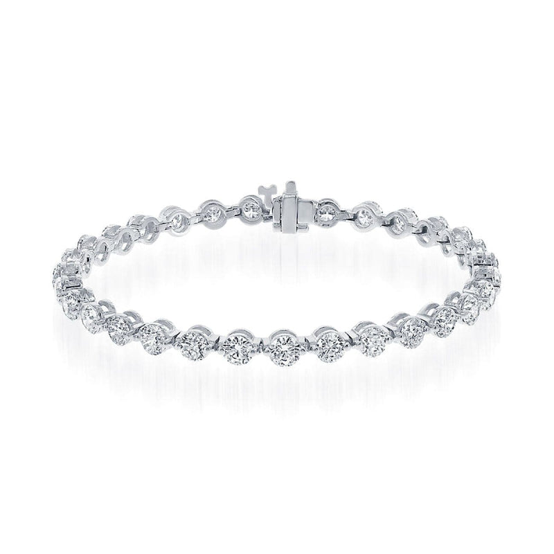 Manfredi Jewels Jewelry - White Gold Diamond Bracelet