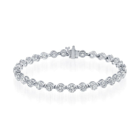 White Gold Diamond Bracelet