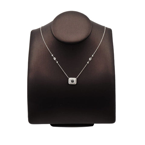 White Gold Diamond Necklace