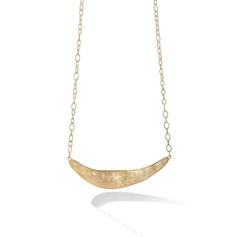 18K YELLOW GOLD 16.5" LUNARIA NECKLACE