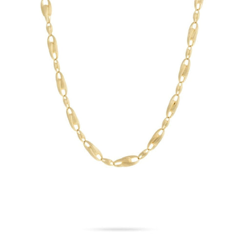 Marco Bicego Jewelry - 18K YELLOW GOLD LARGE ALTERNATING LIN CHAIN NECKLACE | Manfredi Jewels