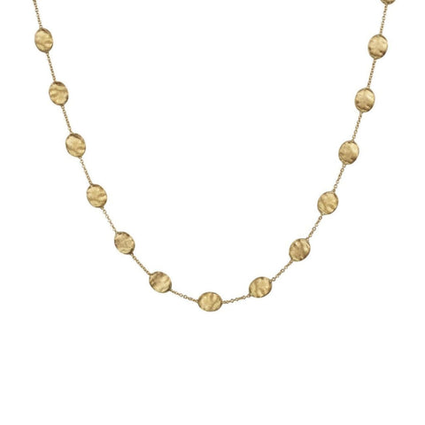 18K Yellow Gold Large Bead Necklace