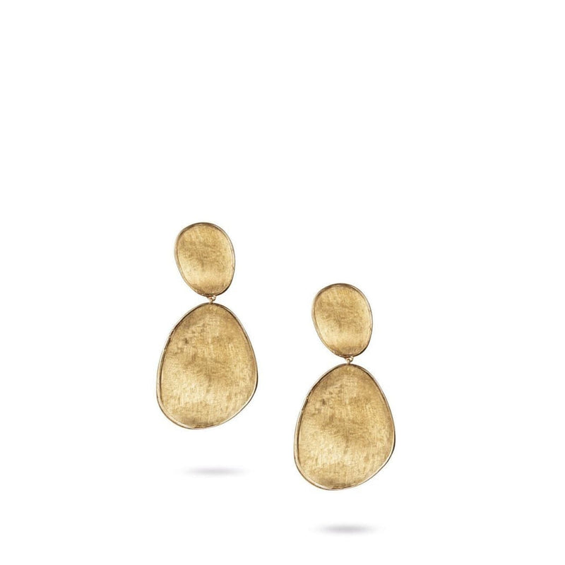 Marco Bicego Jewelry - 18K Yellow Gold Large Double Drop Earrings | Manfredi Jewels
