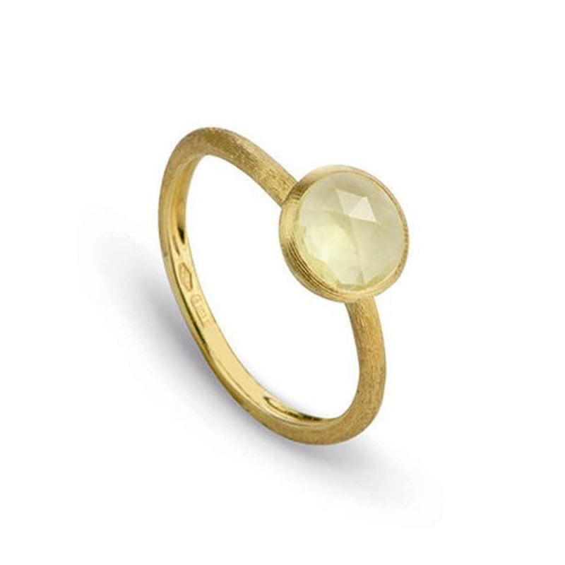 Marco Bicego Jewelry - 18K Yellow Gold & Lemon Citrine Stackable Ring | Manfredi Jewels