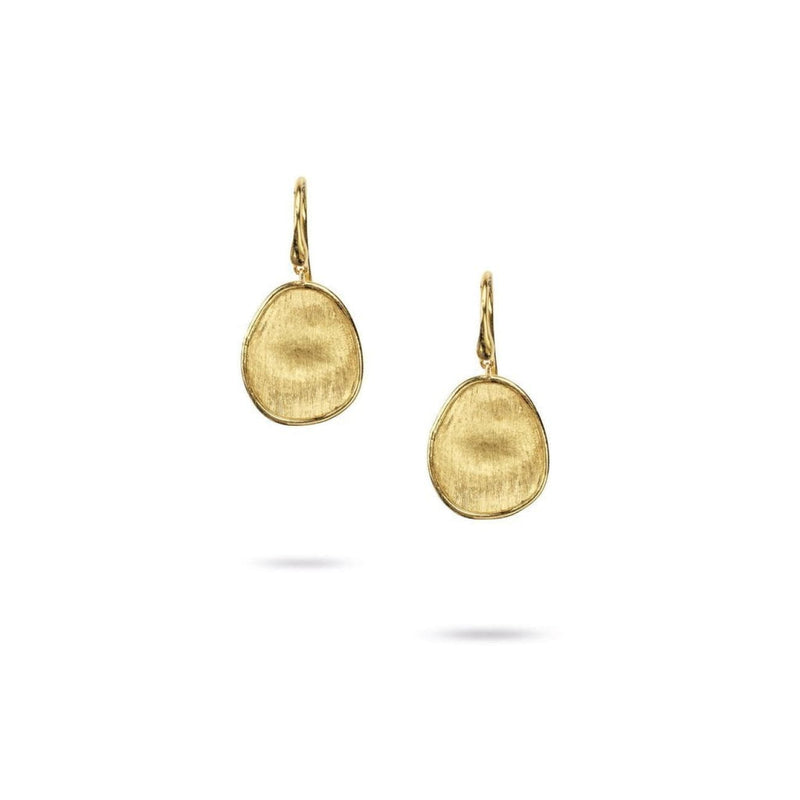 Marco Bicego Jewelry - 18K Yellow Gold Petite French Wire Drop Earrings | Manfredi Jewels