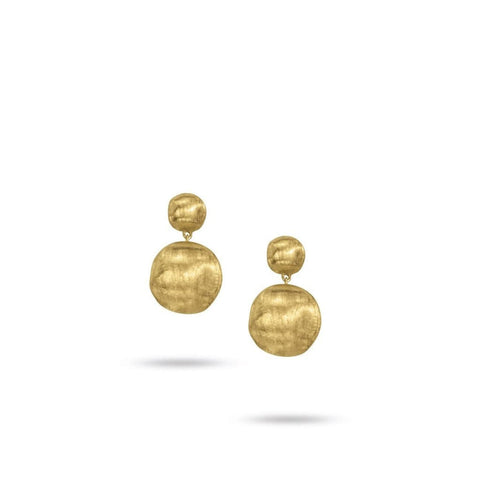 18K Yellow Gold Small Drop Earrings
