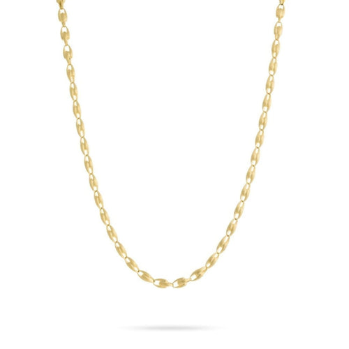 Marco Bicego Jewelry - 18K Yellow Gold Small Link Long Necklace | Manfredi Jewels