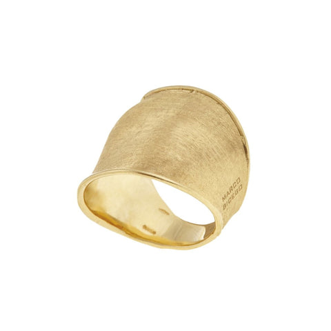 18KT YELLOW GOLD LUNARIA RING 3RD SIZE, SIZE 7