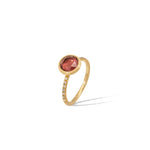 Marco Bicego Jewelry - JAIPUR COLOR COLLECTION 18K GOLD PINK TOURMALINE AND DIAMOND STACKABLE RING | Manfredi Jewels