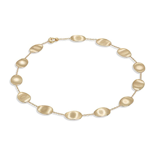 Marco Bicego Jewelry - Lunaria Collection 18K Yellow Gold Short Necklace | Manfredi Jewels
