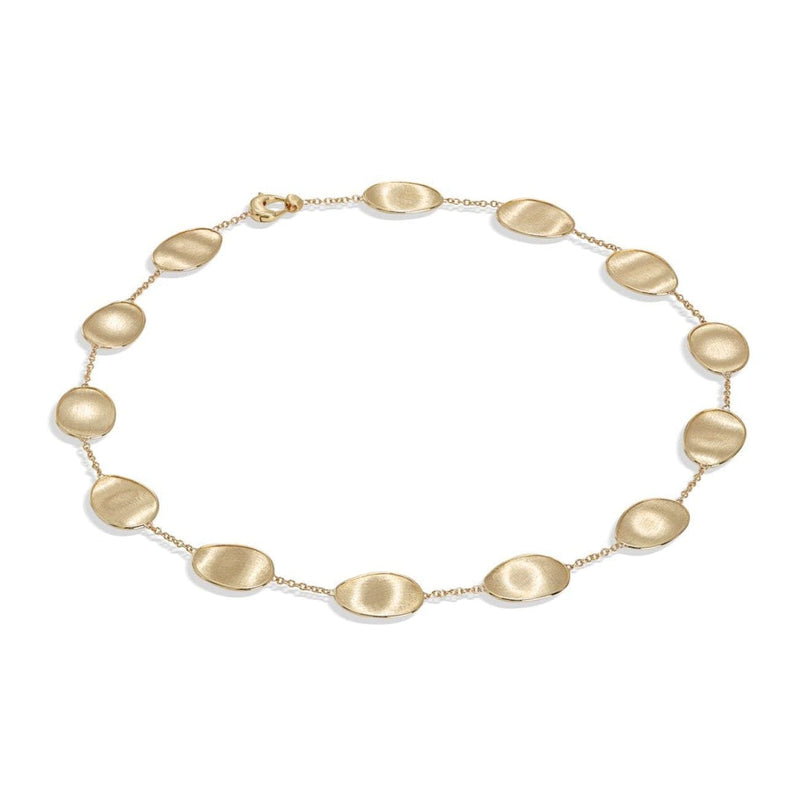 Marco Bicego Jewelry - Lunaria Collection 18K Yellow Gold Short Necklace | Manfredi Jewels