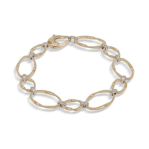 Marco Bicego Jewelry - Marrakech Onde Collection 18K Flat Link Bracelet | Manfredi Jewels