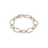 Marco Bicego Jewelry - Marrakech Onde Collection 18K Yellow Gold and Diamond Flat Link Bracelet | Manfredi Jewels