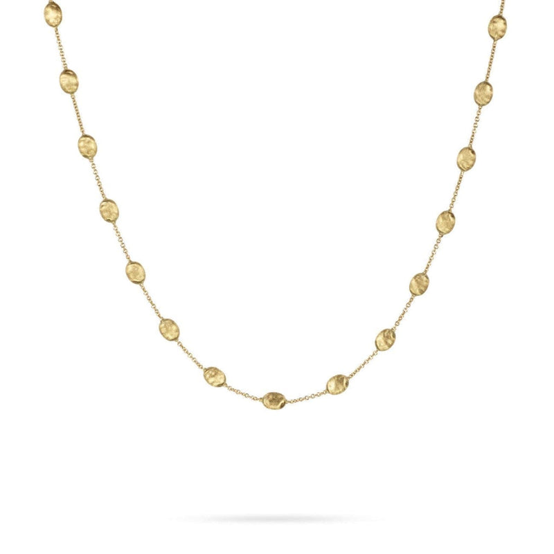 Marco Bicego Jewelry - Siviglia Collection 18K Yellow Gold Medium Bead Necklace | Manfredi Jewels