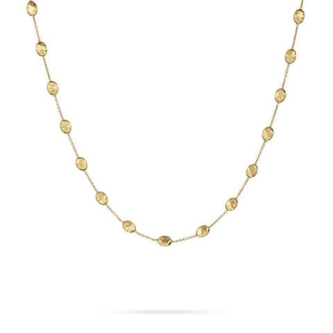 Siviglia Collection 18K Yellow Gold Medium Bead Necklace