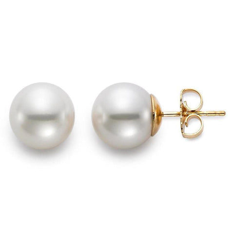 11MM SOUTH SEA CULTURED PEARL STUD EARRINGS