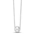 Mastoloni Jewelry - FLOATING PEARL PENDANT NECKLACE | Manfredi Jewels