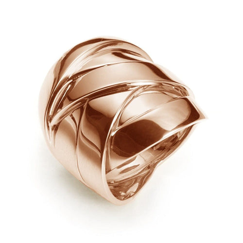 Mattioli Jewelry - Maldamore big ring in rose gold | Manfredi Jewels