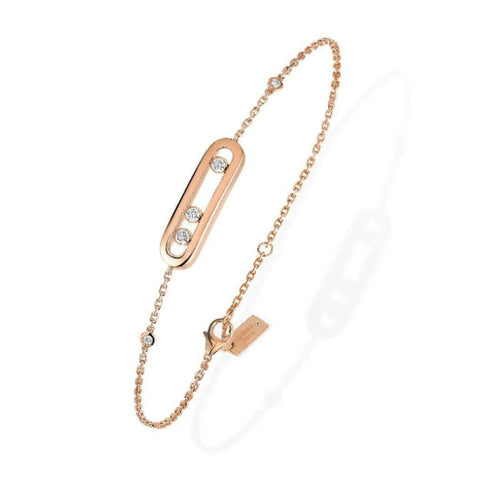 Messika Jewelry - BABY MOVE BRACELET ROSE GOLD | Manfredi Jewels