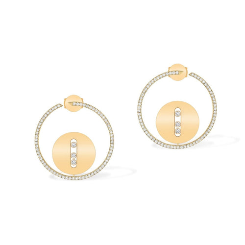 Messika Jewelry - Bo Lucky Medaille Round Plain Earrings | Manfredi Jewels