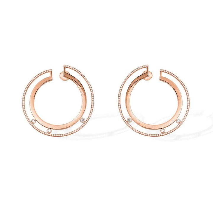 Messika Jewelry - Boucles Hoop Earrings-White Gold | Manfredi Jewels