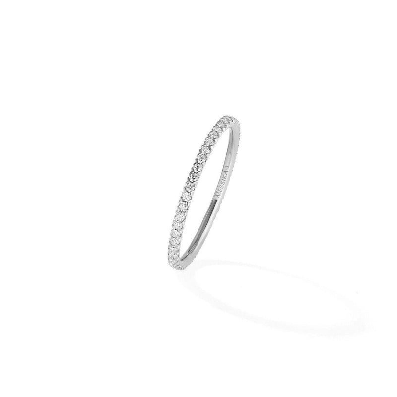 Messika Jewelry - Gatsby Wedding Ring Ring - White Gold | Manfredi Jewels