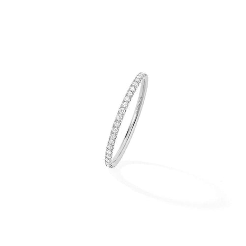 Messika Jewelry - Gatsby Xs Wedding Ring White Gold | Manfredi Jewels