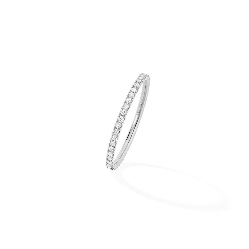 Messika Jewelry - Gatsby Xs Wedding Ring Ring - White Gold | Manfredi Jewels