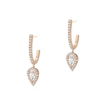 Messika Jewelry - JOY HOOP PEAR DIAMOND EARRINGS | Manfredi Jewels