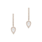 Messika Jewelry - JOY HOOP PEAR DIAMOND EARRINGS | Manfredi Jewels
