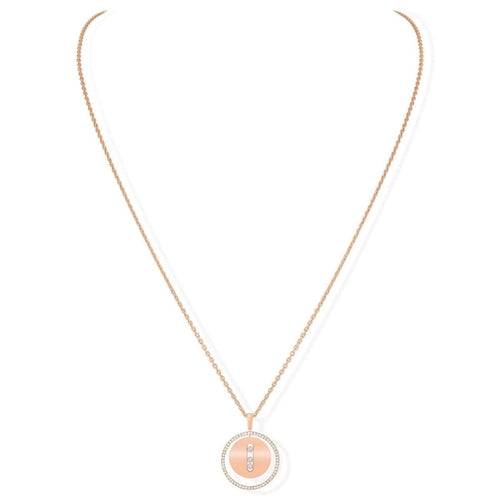 Messika Jewelry - Lucky Move Sm Necklace - Pink Gold | Manfredi Jewels