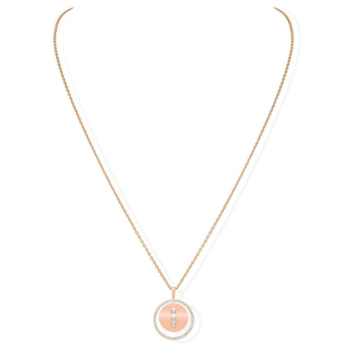 Messika Jewelry - Lucky Move Sm Necklace - Pink Gold | Manfredi Jewels