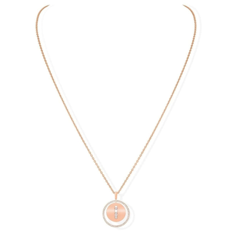Messika Jewelry - Lucky Move Sm Necklace - Pink Gold | Manfredi Jewels