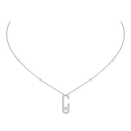 Messika Jewelry - Move Addiction Pavé Diamond Necklace 6814 | Manfredi Jewels