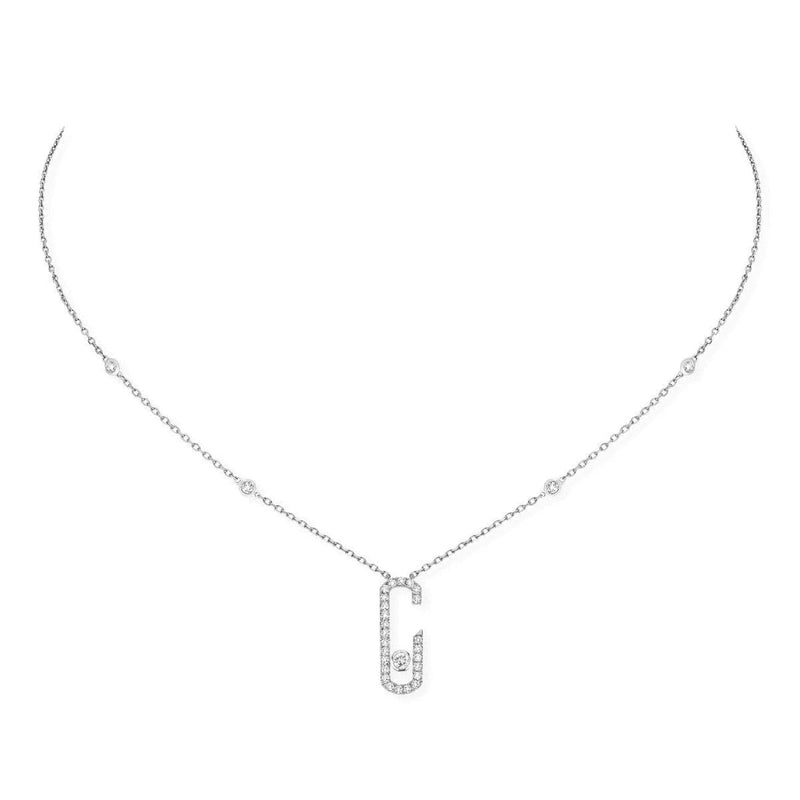 Messika Jewelry - Move Addiction Pavé Diamond Necklace 6814 | Manfredi Jewels