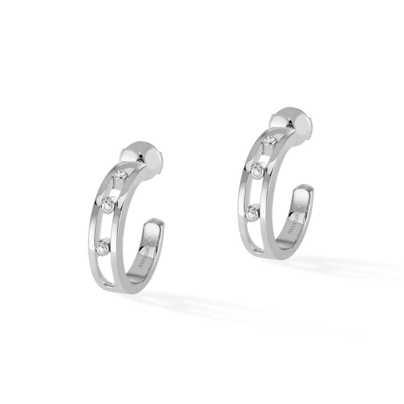 Messika Jewelry - Move Hoop Diamond Earrings | Manfredi Jewels