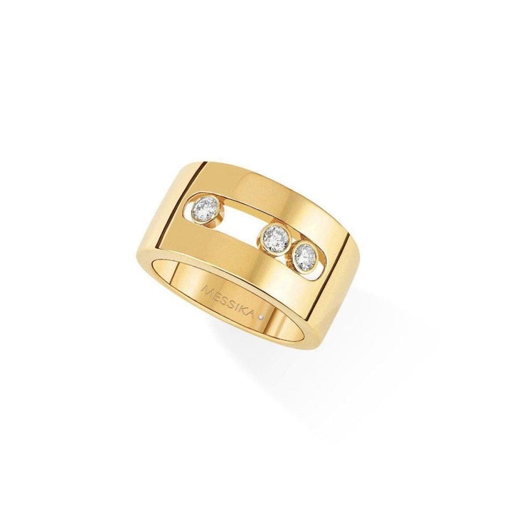 Messika Jewelry - Move Joaillerie Medium Ring - Yellow Gold | Manfredi Jewels