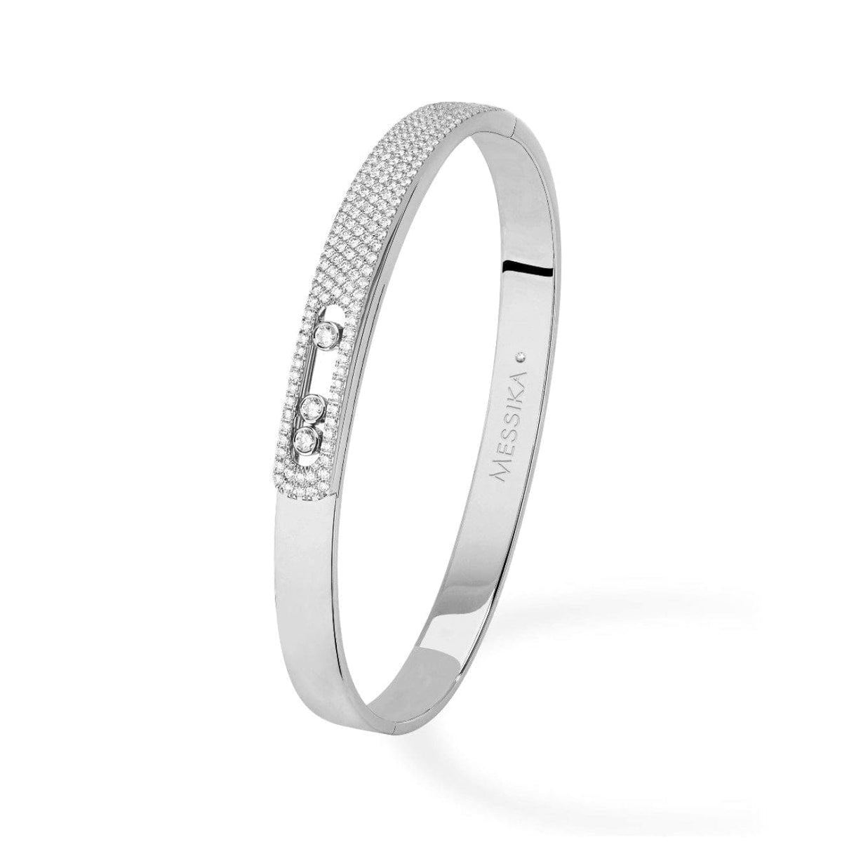 Messika Jewelry - Move Noa Pavé Bangle Size M 6371 | Manfredi Jewels