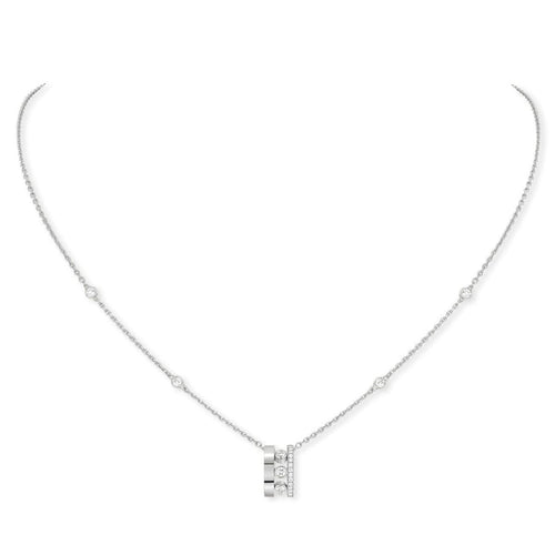 Messika Jewelry - Move Romane Pendant Necklace White Gold | Manfredi Jewels