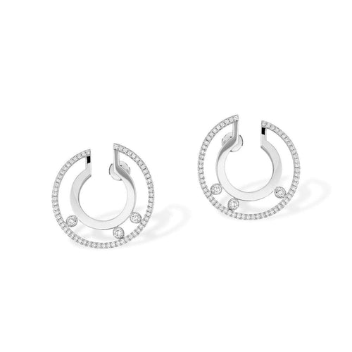 Messika Jewelry - Move Romane Small Hoop | Manfredi Jewels