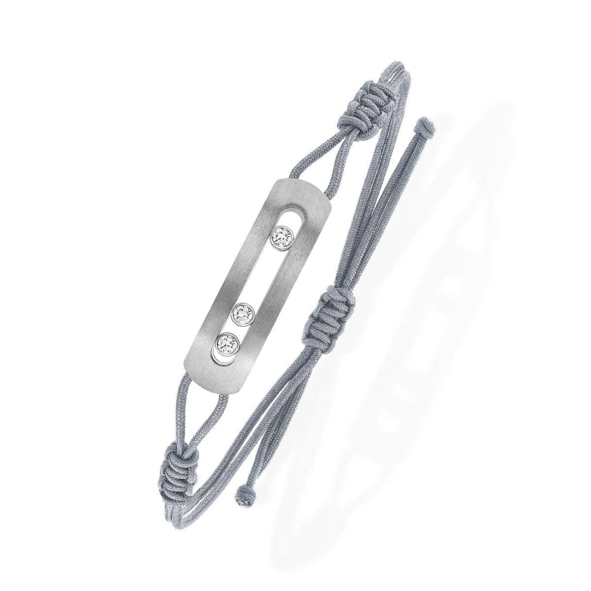 Messika Jewelry - Move Titanium Cord Bracelet - Natural Titanium | Manfredi Jewels