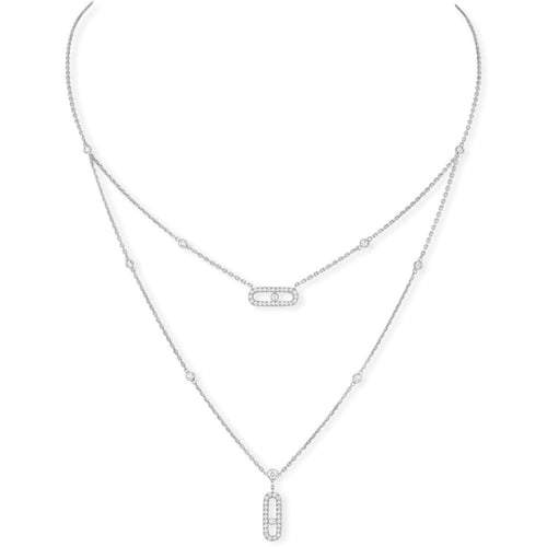 Messika Jewelry - Move Uno 2 Rows Pavé 7174 | Manfredi Jewels