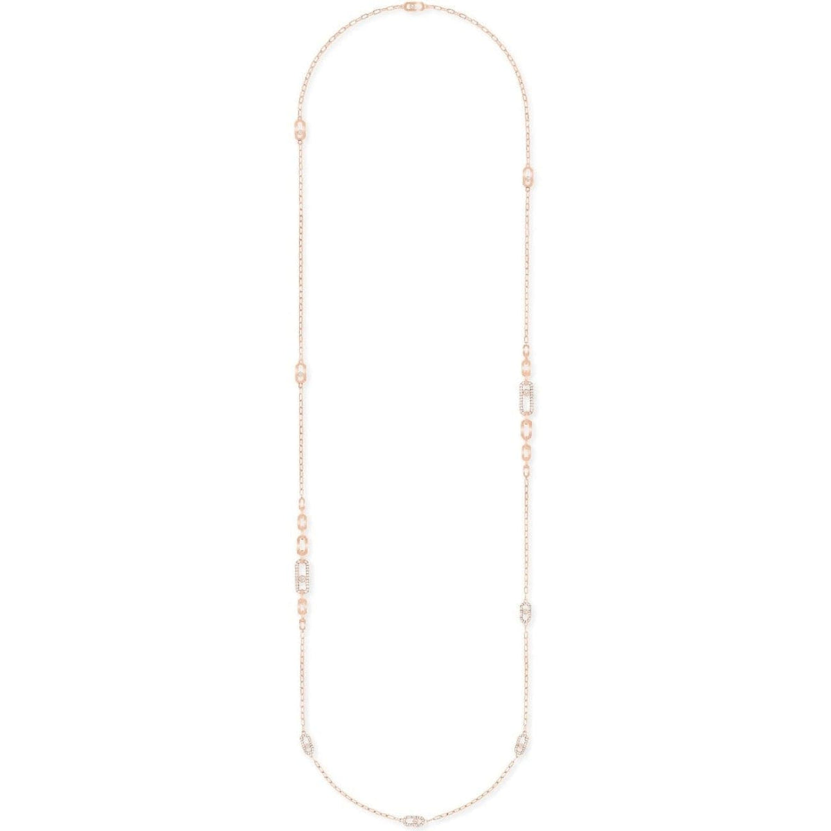 Messika Jewelry - Move Uno Long Lenght Diamond Necklace 7170 | Manfredi Jewels