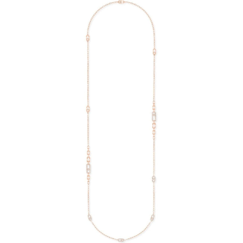 Messika Jewelry - Move Uno Long Lenght Diamond Necklace 7170 | Manfredi Jewels
