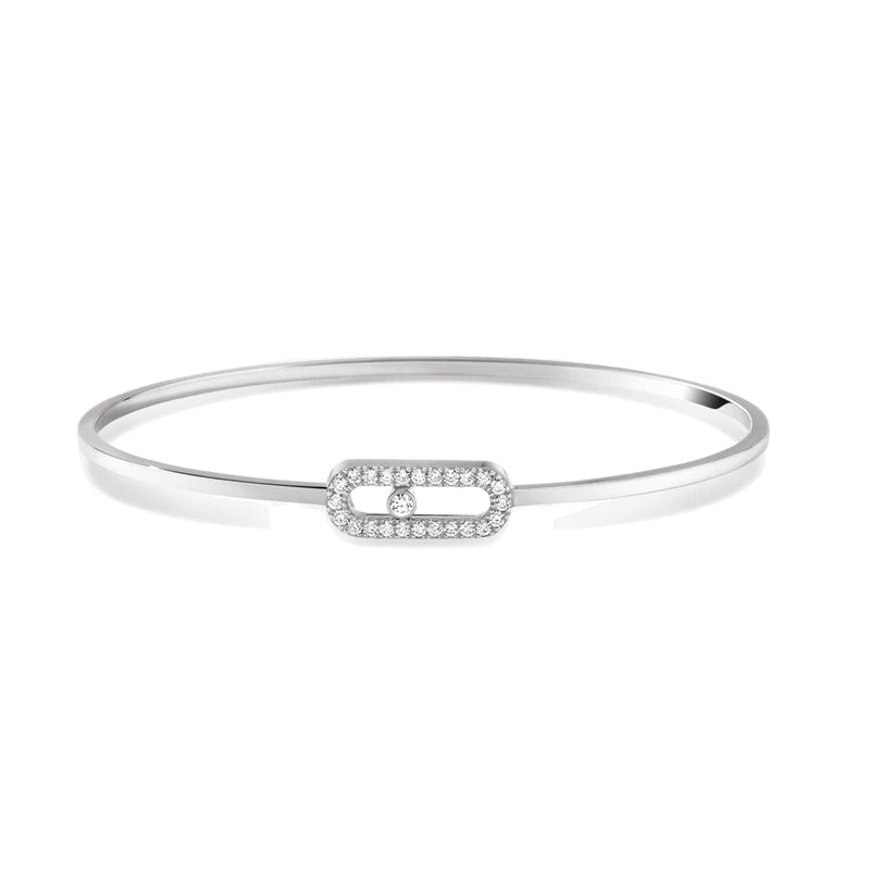 Messika Jewelry - MOVE UNO PAVÉ FLEX BANGLE | Manfredi Jewels