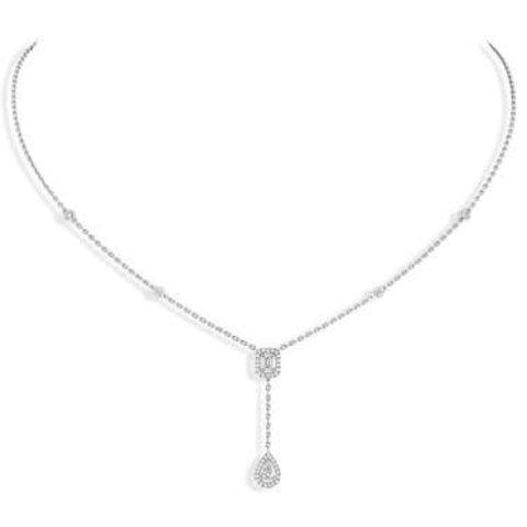 My Twin Tie 0,40Ct X2 Necklace - White Gold