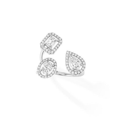 Messika Jewelry - My Twin Trilogy 0,50Ct X3 Ring White Gold | Manfredi Jewels